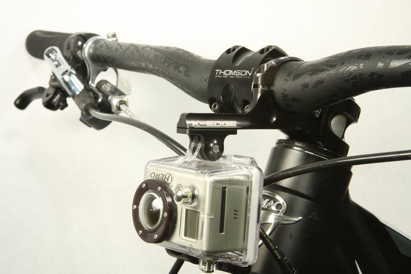 K-EDGE GO BIG Pro Handlebar Mount for GoPro Hero (K13-420 Gun Metal Grey) GunMetal