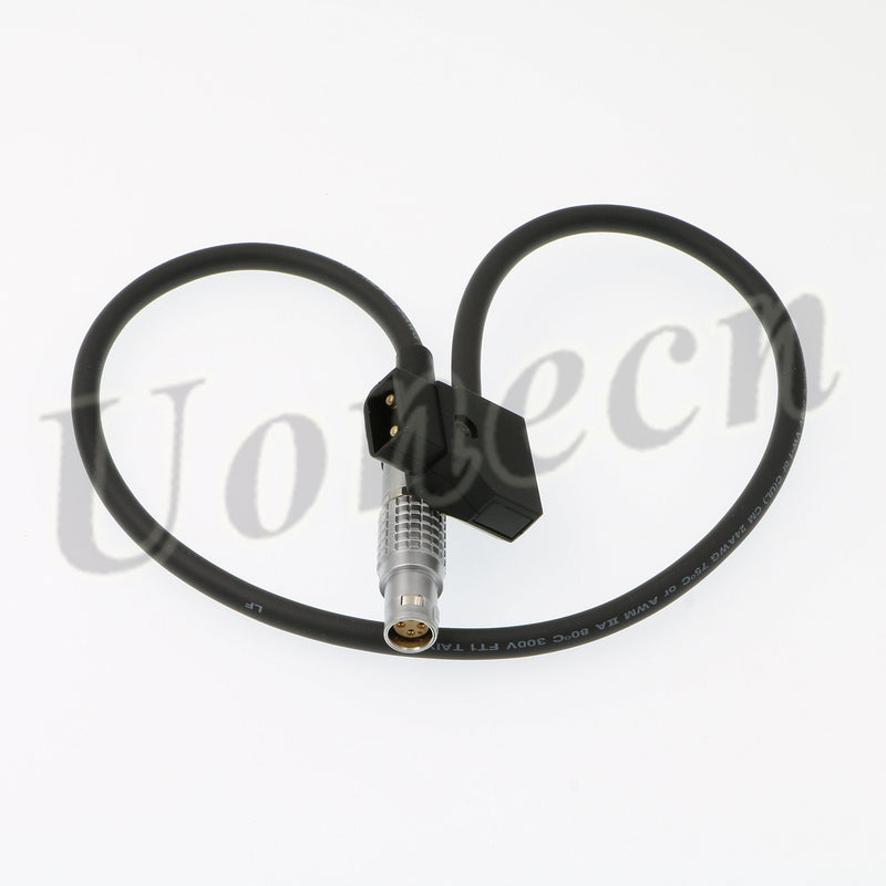 Uonecn Anton Battery Power Cable 6 pin Female to Dtap plug Flexible Soft Cable For Red Scarlet Epic Camera 50cm