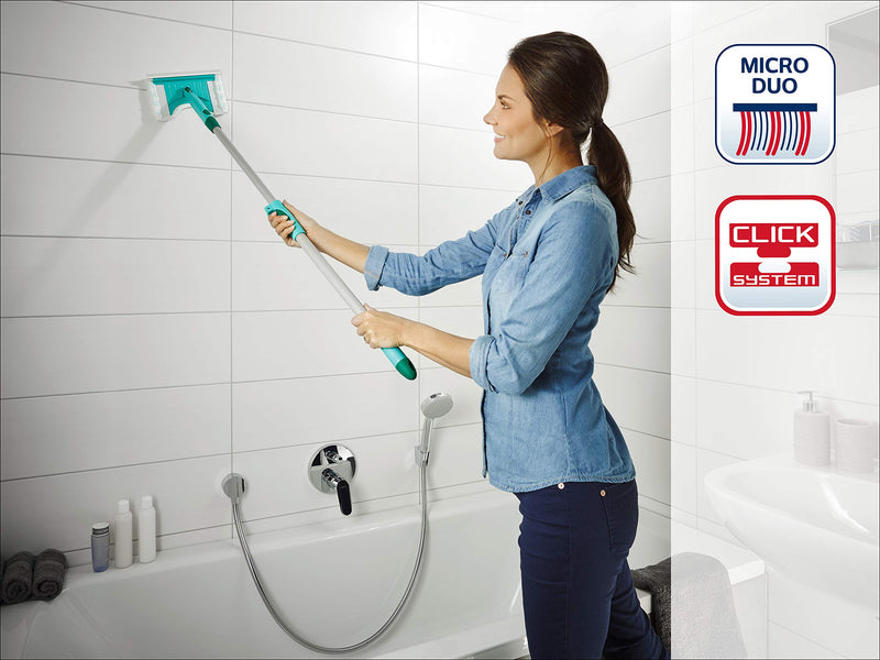 [AUSTRALIA] - Leifheit Hand Tile and Bathroom Wiper Flexi Pad Bathroom Cleaner 