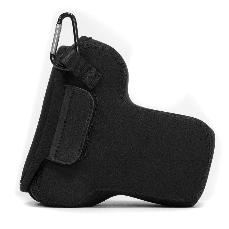 Megagear Canon EOS M6 (18-150 mm) Ultra Light Neoprene Camera Case, with Carabiner - Black - MG1153 18-150 mm