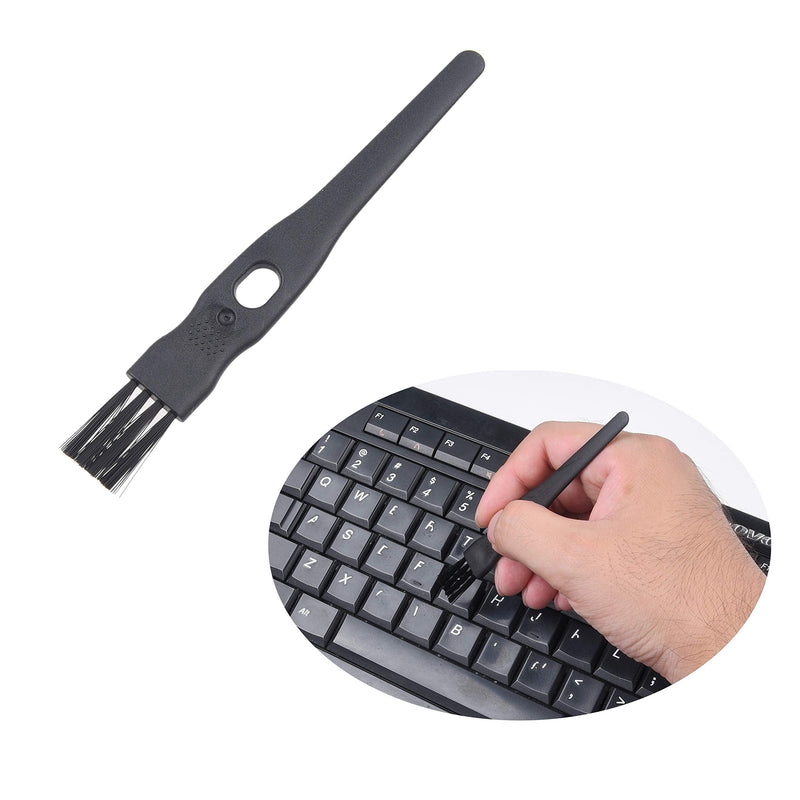 Camkix Keyboard Cleaning Kit - 1x Mini Brush, 1x Cleaning Brush, 1x Keyboard Cap Remover, 1x Air Blower and 1x Cleaning Cloth - Also for Laptops, Camera Lenses, Glasses - Home and Office