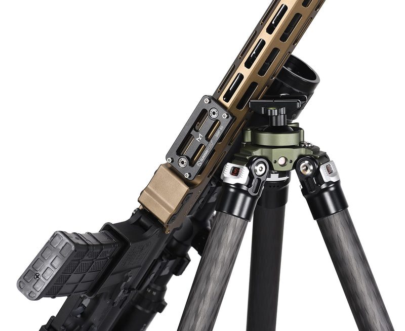 SUNWAYFOTO SMP-80 80mm QR Plate / Rail Arca / RRS Compatible with M-Lok Mount