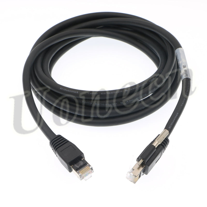 [AUSTRALIA] - Uonecn Data Transmission GigE Cat6 Cable RJ45 Plug Ethernet for CCD Industrial Camera 3 Meters 
