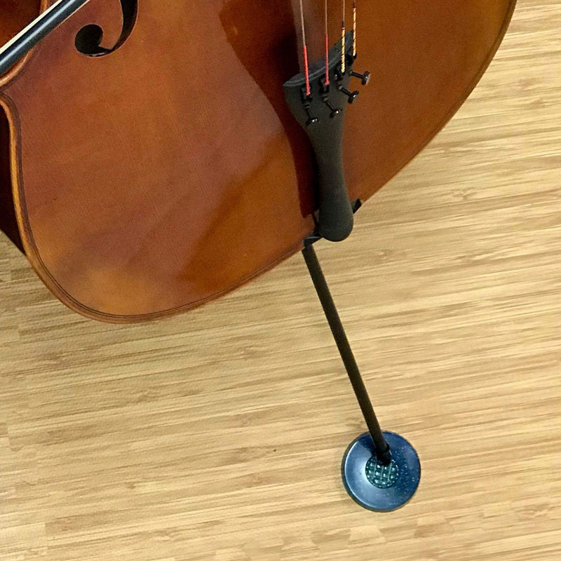 SmartStop Black Pearl 3437 Cello and Bass Hybrid Endpin Holder - Grips Prevent Slippage - Unique Multi-Micro Holes - Easy Adjustment - Lightweight, Compact - Perfect for Cellists and Bassists USA Made