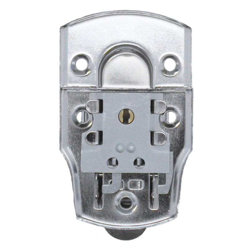 [AUSTRALIA] - Seismic Audio - SARHW59- Mid-Size Lockable Briefcase Style Latch with Keys Nickel Plated 