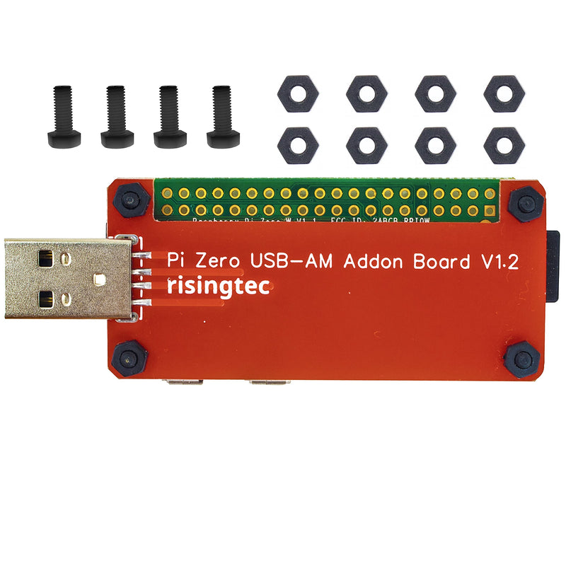 risingsaplings USB Type-A Connector Dongle Expansion Breakout Module Kit for Raspberry Pi Zero/W