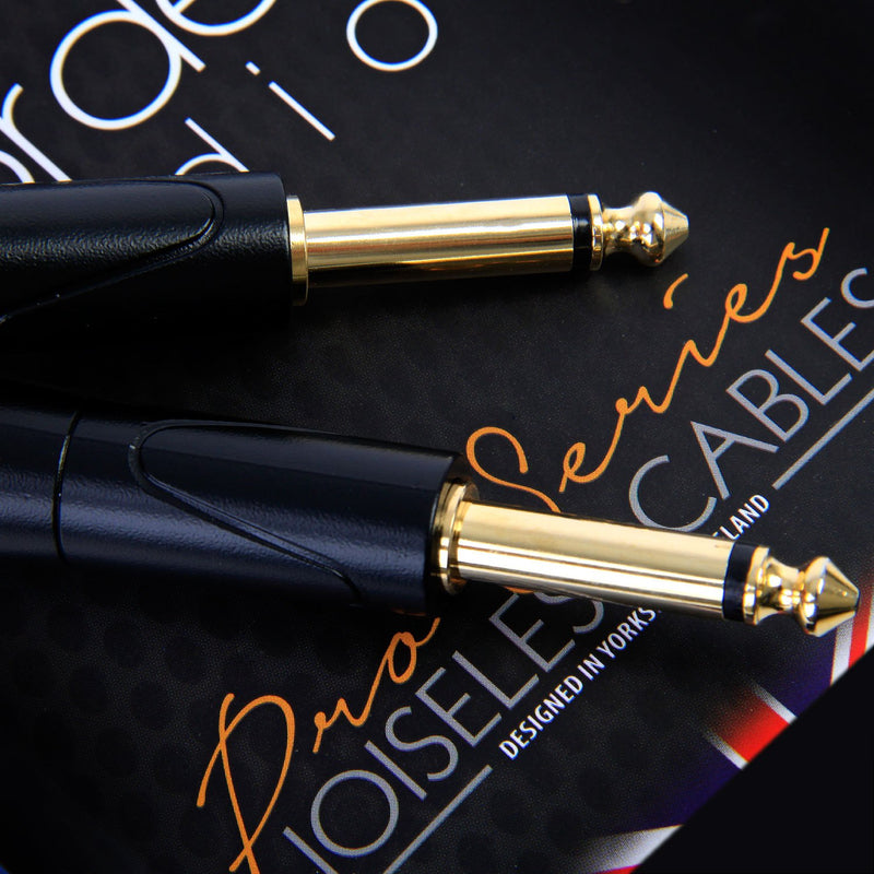 Pro Guitar Lead/Cable: 10ft/3m Electric/Electro-Acoustic/Bass 3m / 10ft, Straight Jacks