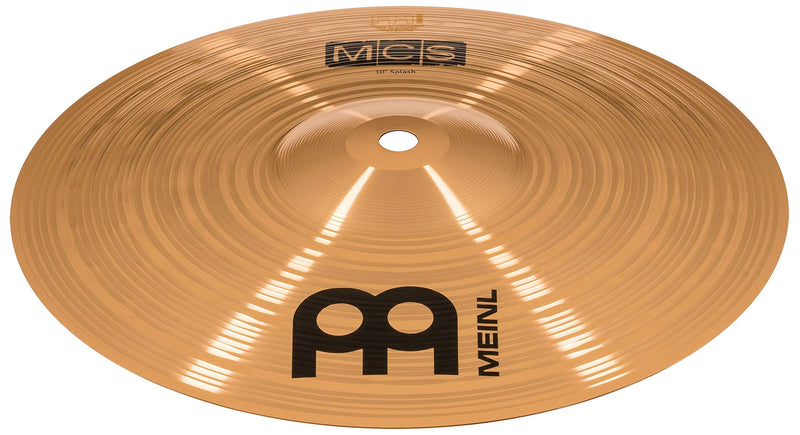Meinl 10” Splash Cymbal – MCS Traditional Finish Bronze for Drum Set Use, Made In Germany, 2-YEAR WARRANTY (MCS10S)