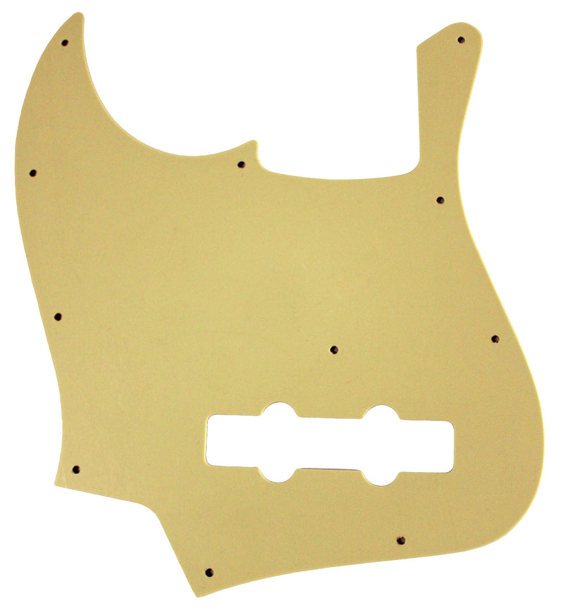 [AUSTRALIA] - For Fender Geddy Lee Jazz Bass Guitar Pickguard (3 Ply Vintage Yellow) 3 Ply Vintage Yellow 