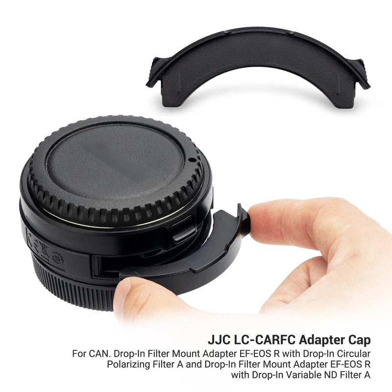 2 Pack EF to RF Mount Adapters Side Cover Cap for Canon Drop-in Filter Mount Adapter EF-EOS R Converter Only Replace Clear CPL Variable ND Filter A Anti-Dust Anti Light Leak Function