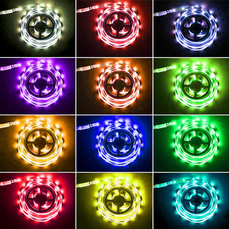 [AUSTRALIA] - LED Strip Lights TV Backlights with APP,6.6FT RGB LED Strip Lights 5050 TV Lights Kits for 24 Inch-60 Inch TV,Mirror,PC, Sync to Music for Android iOS(6.6FT) 6.6FT 