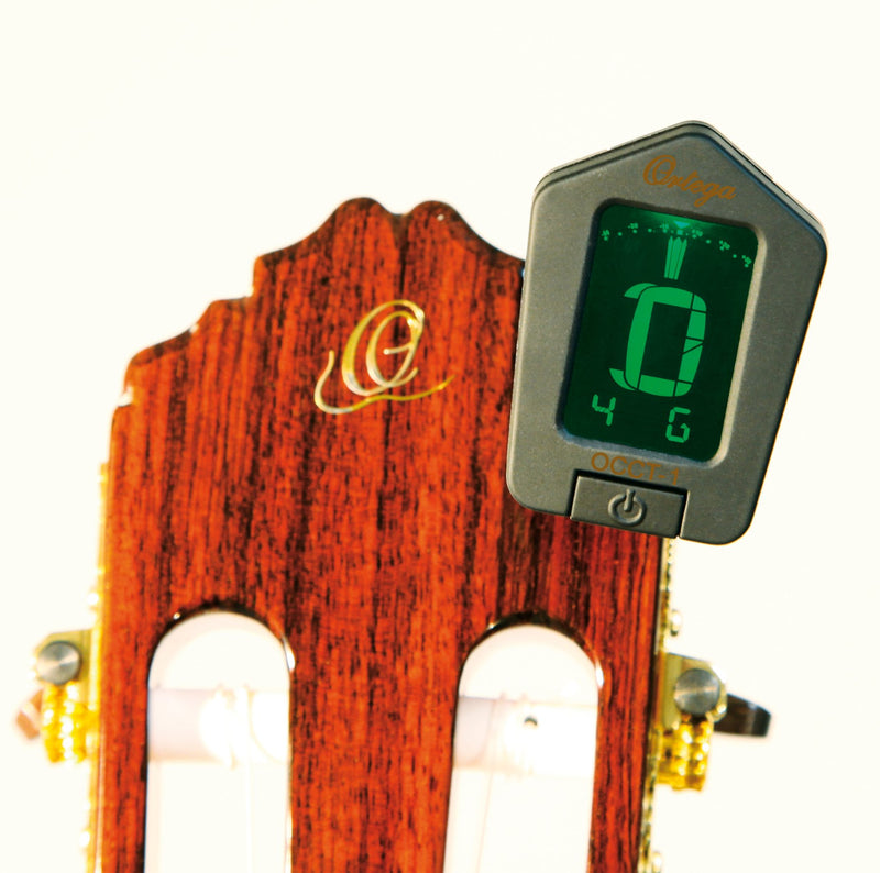 Ortega Guitars OCCT-1BK Clip-on Tuner, 360° Rotating