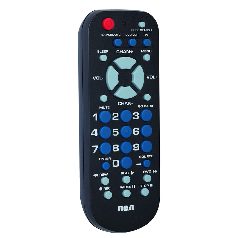 RCA RCR503BE 3-Device Palm-Sized Universal Remote