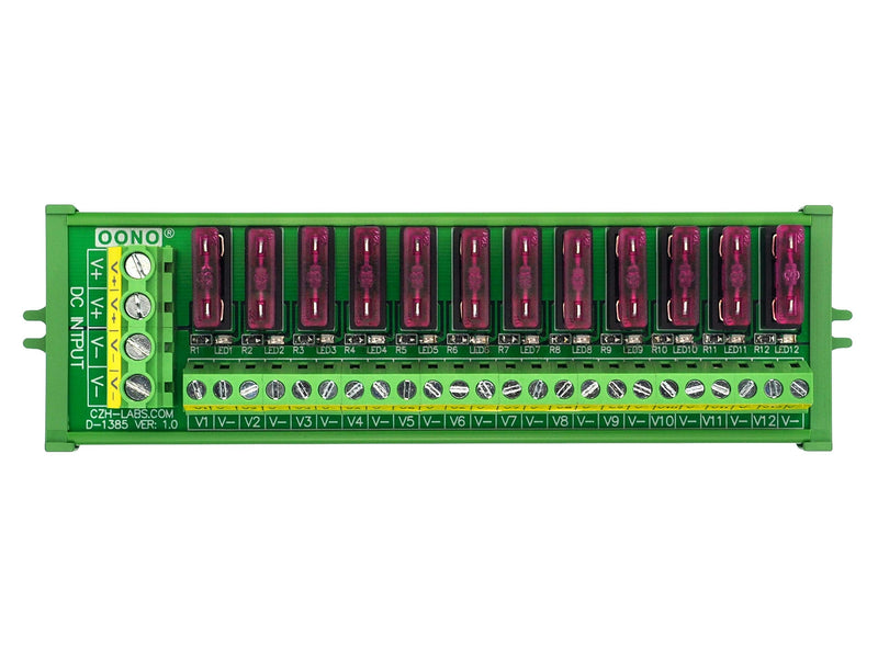 [AUSTRALIA] - DC Power Fuse Distribution Strip Module (12 Position, Screw Mount) 12 Position 