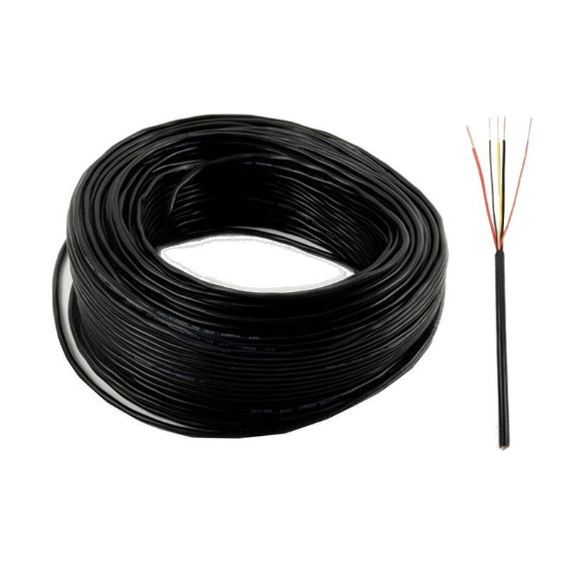 ALEKO LM15010FT Stranded Black Wire - 5-Core - 10 Foot