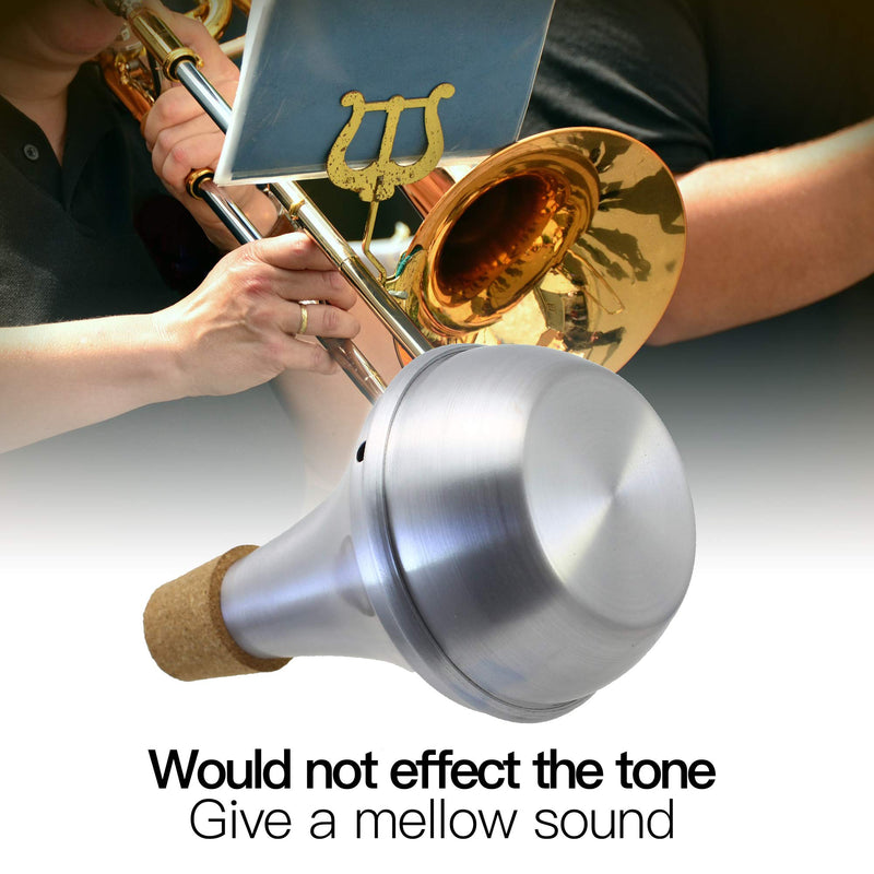 LotFancy Trumpet Mute, Lightweight Trumpet Practice Mutes, Trumpet Straight Mute for Jazz, All Aluminum, Excellent For Practice Purpose
