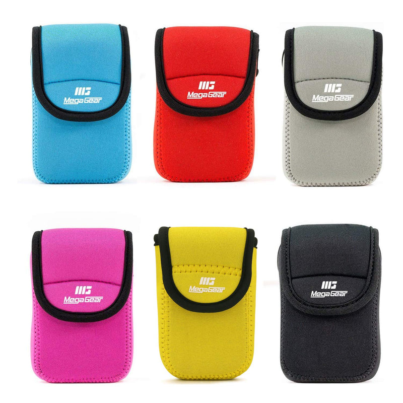 MegaGear MG1854 Ultra Light Neoprene Camera Case Compatible with Panasonic Lumix DC-ZS80, DC-ZS70, DMC-ZS60 - Yellow