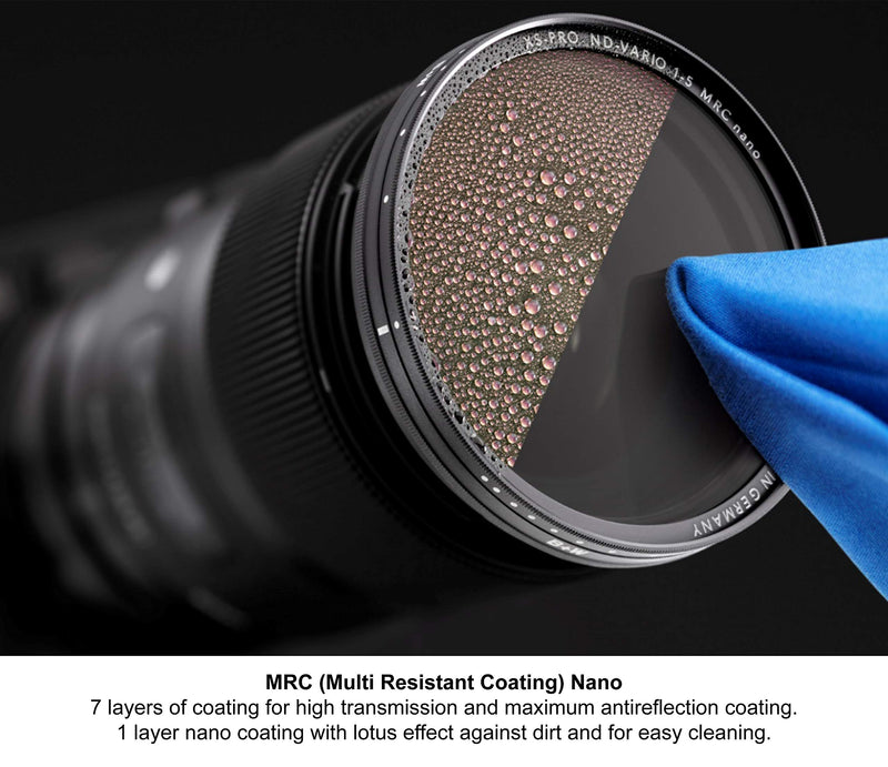 B+W 77mm XS-Pro Digital Vario ND with Multi-Resistant Nano Coating