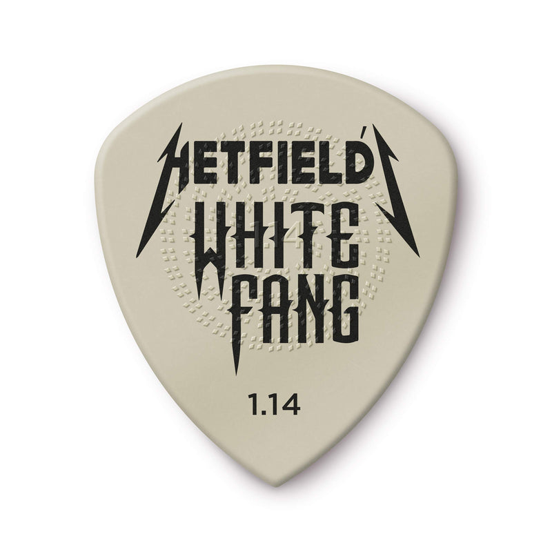 Jim Dunlop White Fang 1.14mm Guitar Picks (PH122P1.14) 6 Pack