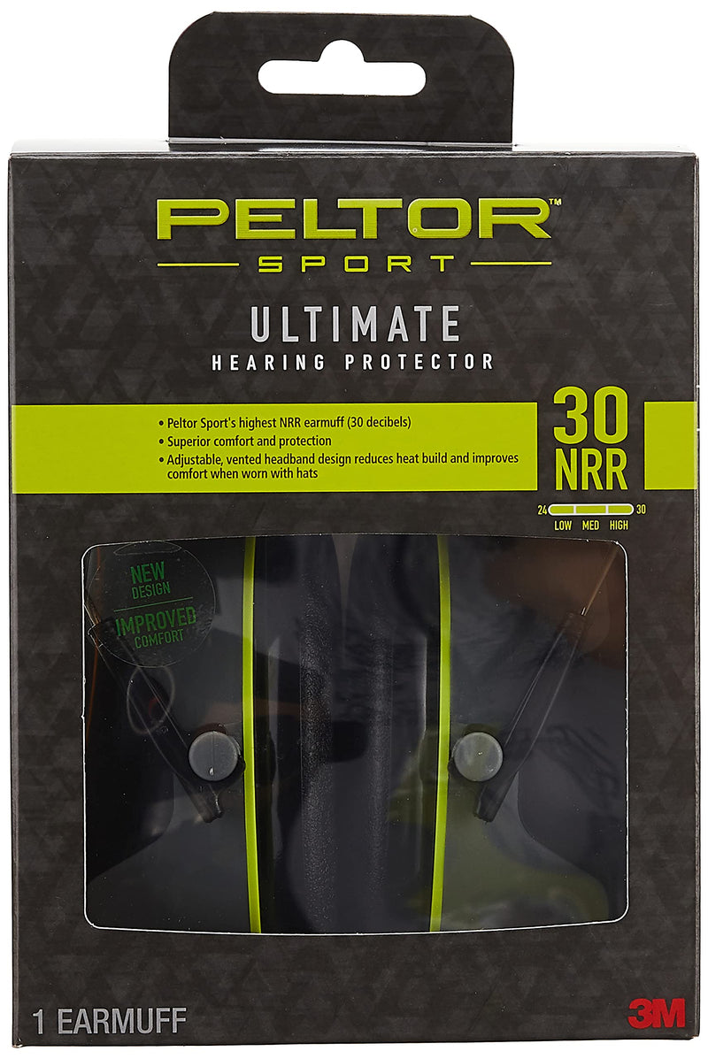 Peltor Sport Ultimate Hearing Protector, NRR 30 dB, Ear Protection ideal for rifles, shotguns,