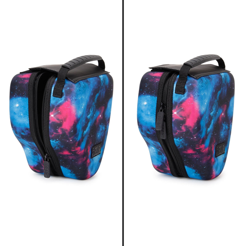USA GEAR Hard Shell DSLR Camera Case (Galaxy) with Molded EVA Protection, Quick Access Opening, Padded Interior and Rubber Coated Handle-Compatible with Nikon, Canon, Pentax, Olympus and More Galaxy - Standard