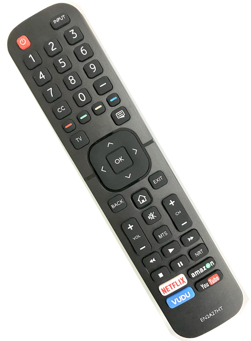 Smartby Remote Control Compatible with Hisense EN2A27HT Replacement for Hisense TV 43H6D 50H6D 55H6D 65H6D