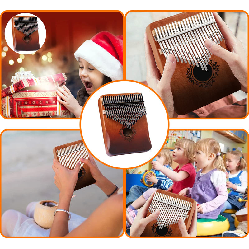 Kalimba Thumb Piano 21 Keys, Portable Kalimba Thumb Piano, Thumb Piano for Adults, Kids and Beginners.
