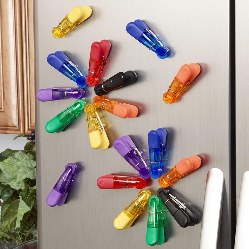 Kizmos Magnetic Multipurpose Bag Clips, Set of 7, Multicolored