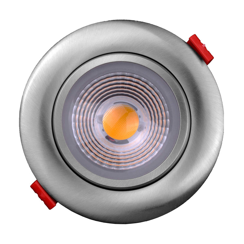 NICOR Lighting DGD411202KRDNK LED Downlights, Nickel 2700K Color Temperature