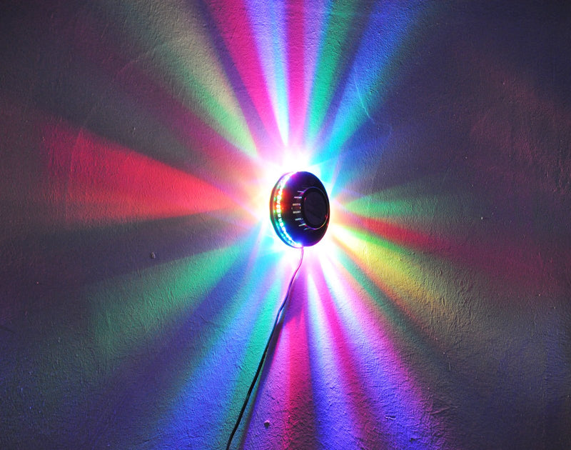 [AUSTRALIA] - RGB Led Party Light Auto Rotating Sunflower Stage Lighting For KTV Bar Wedding DJ Show Sound Activated 