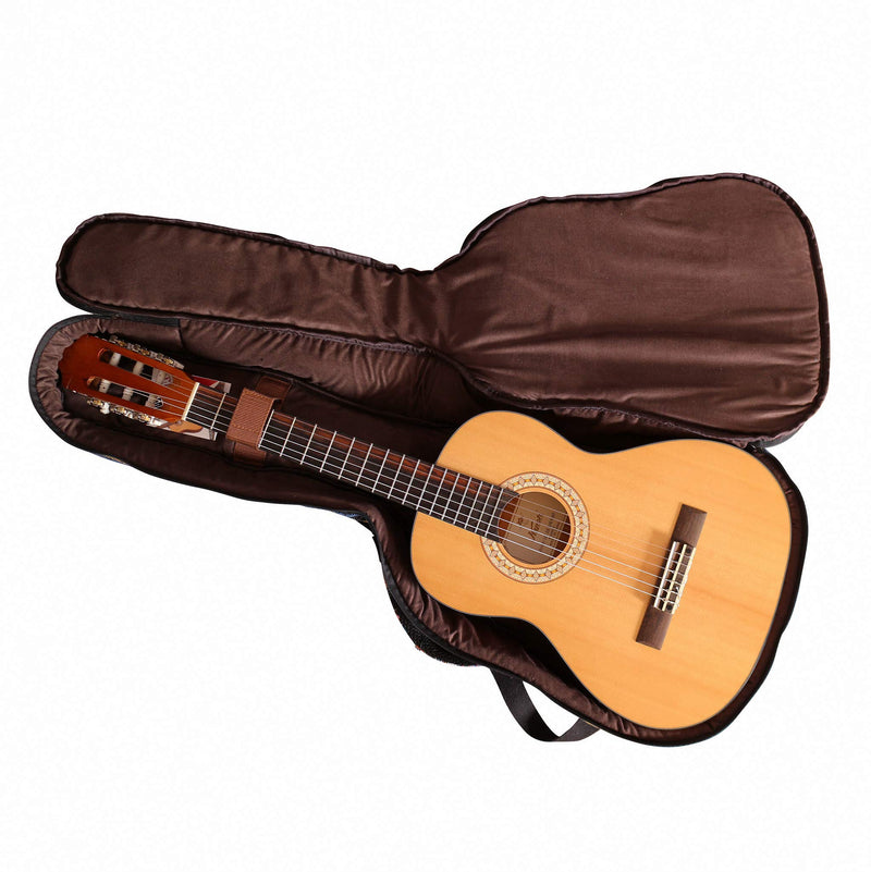 MUSIC FIRST Original Design 0.9" (23mm) Thick Padded Country Style Guitar Case, Guitar Bag, Guitar Soft Case. (FIT FOR 36~37 inch, 3/4 Junior Size GUITAR, PLEASE MEASURE YOUR GUITAR BEFORE PURCHASE!)