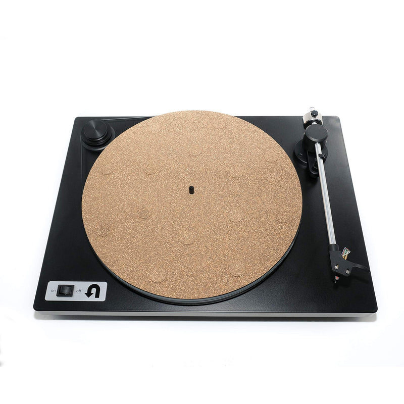 CORKery Decoupled Cork N Rubber Turntable Platter Mat -1-8" - Audiophile Anti-Static Slipmat 1-8" Decoupled