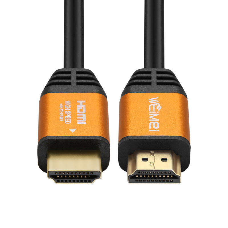 20 Feet 4K HDMI Cable 2.0 WEIMEI HDMI Cord 20ft Support 4K@60Hz UHD 2160P Ethernet 3D ARC with Gold-Plated Connector and Bare Copper Conductor (from 6ft to 100 ft for Choices) 20 feet