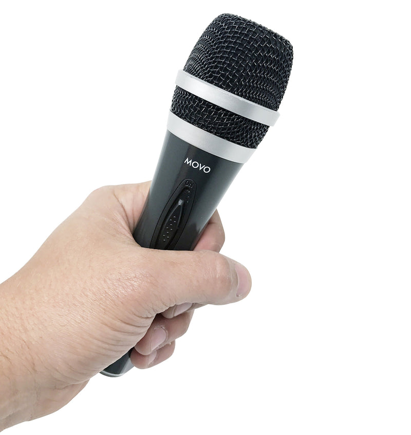 Movo MV-M1 Dynamic XLR Cardioid Handheld Vocal Microphone for Performances, Instruments, & Live Recording