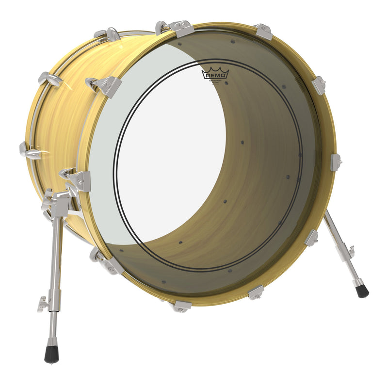 REMO P3-1320-C2 Power Stroke 3 20 inch Ambassador Clear Bass Drum Head