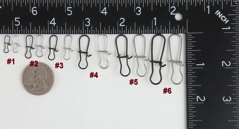 Size #4 SS Duo Lock Snaps - 50 Pack - Made in USA (#4, Stainless Steel)