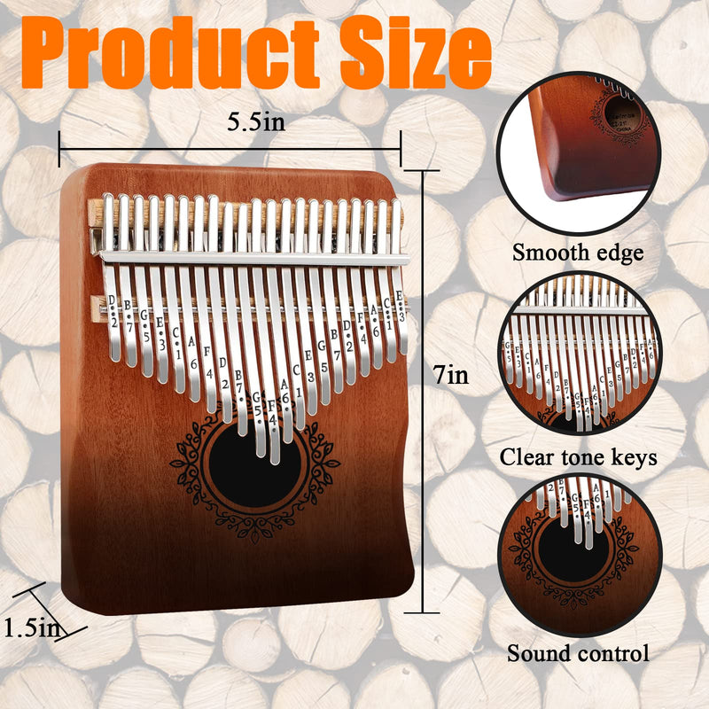 Kalimba Thumb Piano 21 Keys, Portable Kalimba Thumb Piano, Thumb Piano for Adults, Kids and Beginners.
