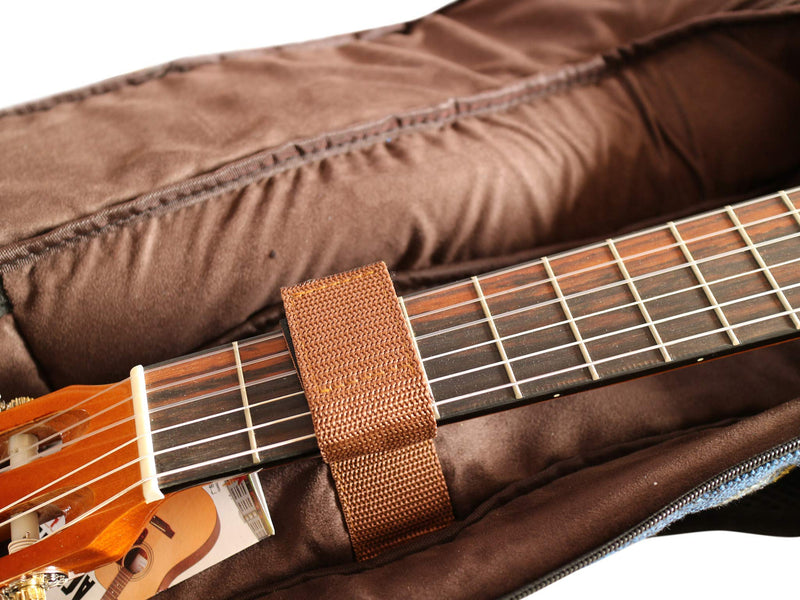 MUSIC FIRST Original Design 0.9" (23mm) Thick Padded Country Style Guitar Case, Guitar Bag, Guitar Soft Case. (FIT FOR 36~37 inch, 3/4 Junior Size GUITAR, PLEASE MEASURE YOUR GUITAR BEFORE PURCHASE!)