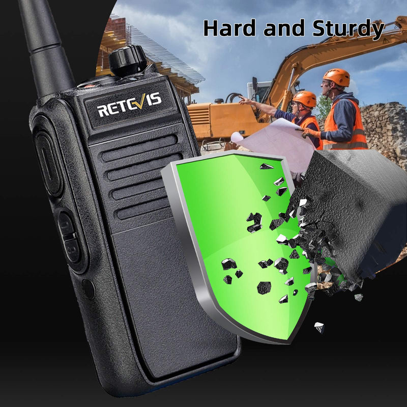 Retevis RT78 Bluetooth Longe Range Walkie Talkie Rechargeable 5200mAh, IP67  Waterproof, Dual Band Way Radio APP Operation, High Power Two Way Radio  (1 Pack)