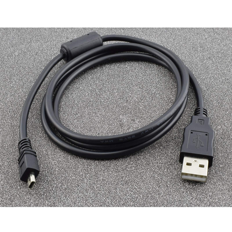 Replacement USB Camera Transfer Data Sync Cable Cord for Sony Cybershot Cyber-Shot DSCH200, DSCH300, DSCW370, DSCW830, DSC-H200, DSC-H300, DSC-W370, DSC-W800, DSC-W830 (Black)