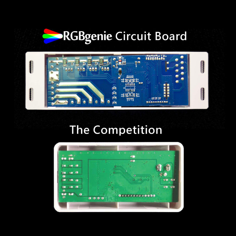 Zigbee LED Controller for LED Strip Lights. Dimmer and Repeater, 4 Channels at 5 Amps each, 720 Watts, RGBgenie ZB-1003