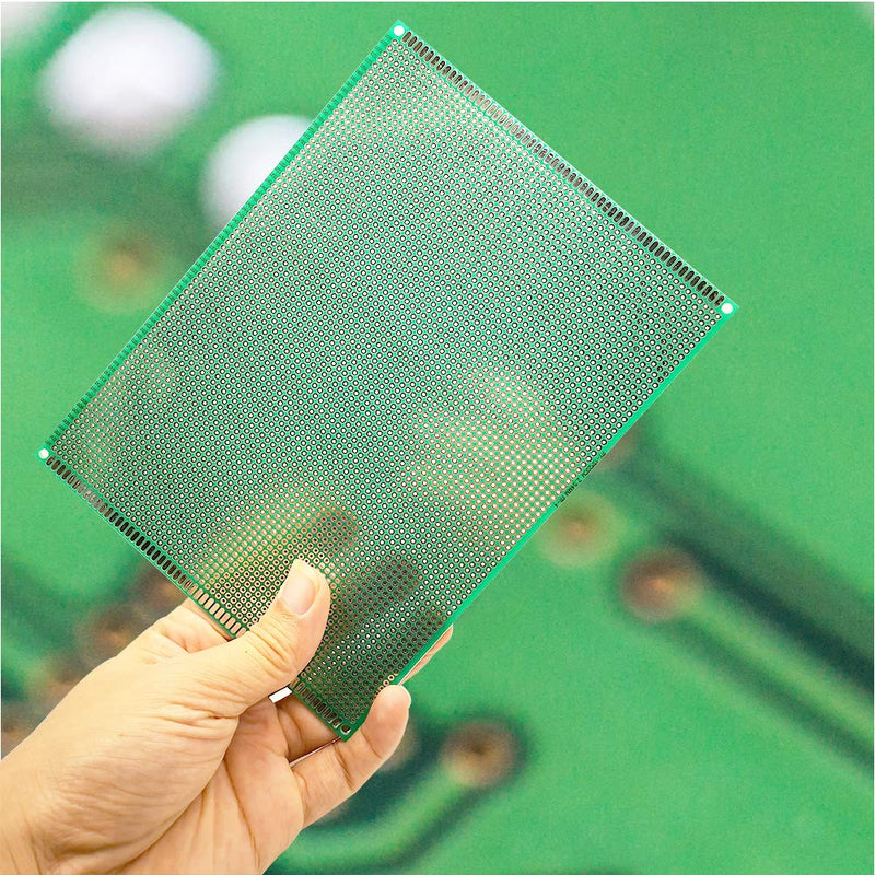 YUNGUI 15 X 20CM PCB Protoboard,2 Pieces DIY Prototype board Soldering and Electronic Printed Circuit Board 15x20 Cm (B)