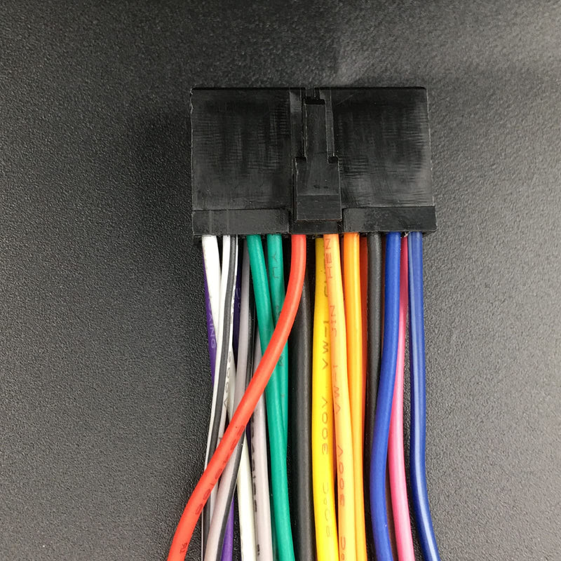 Aokus Car Radio Wire Harness Connector for Dual XDVD156BT, XDVD176BT, XDVD276BTCD DVD Receiver
