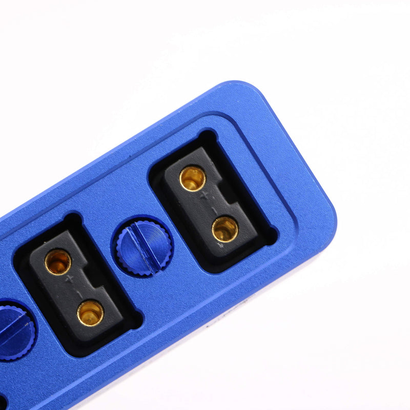 [AUSTRALIA] - AConnect D-tap Splitter P-Tap HUB Cable D Tap to 3Ports Dtap P-tap Splitter Cable for Photography Power for ARRI RED Z CAM Cameras TILTA Steadicam IDX V-Mount Battery 21in/ 54cm Blue 