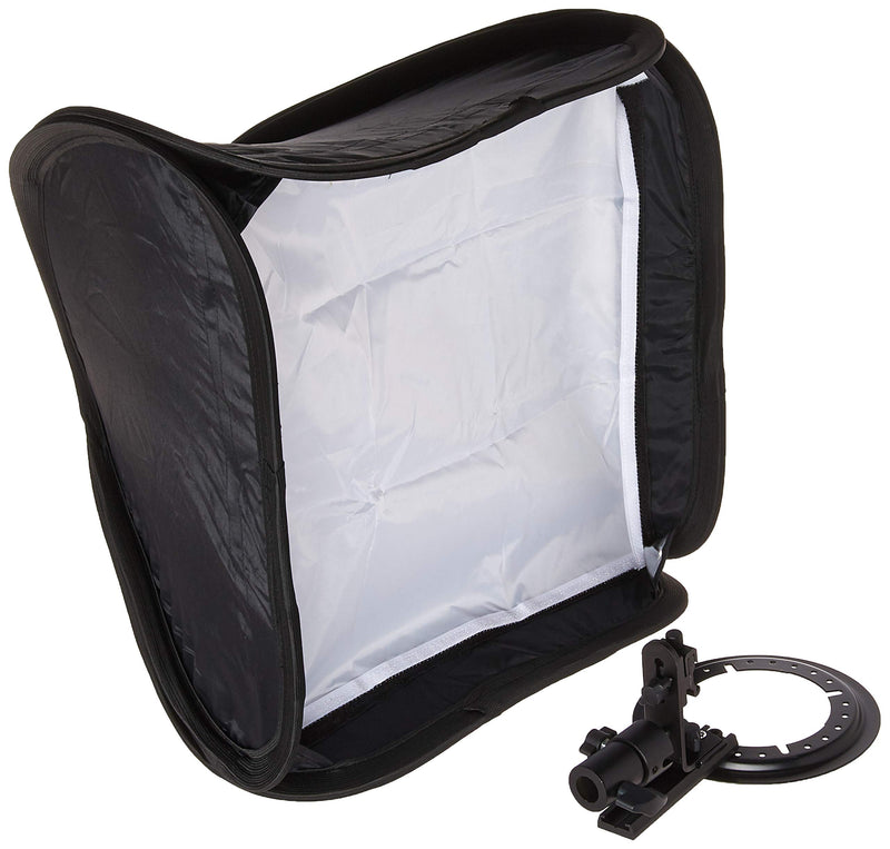 CowboyStudio Photo / Video 16 inch Speedlight Flash Softbox with L-Bracket, Shoe Mount and Carry Case