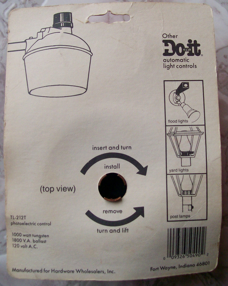 Do it Electric Photocell Lamp Control ELECTRIC PHOTO CELL