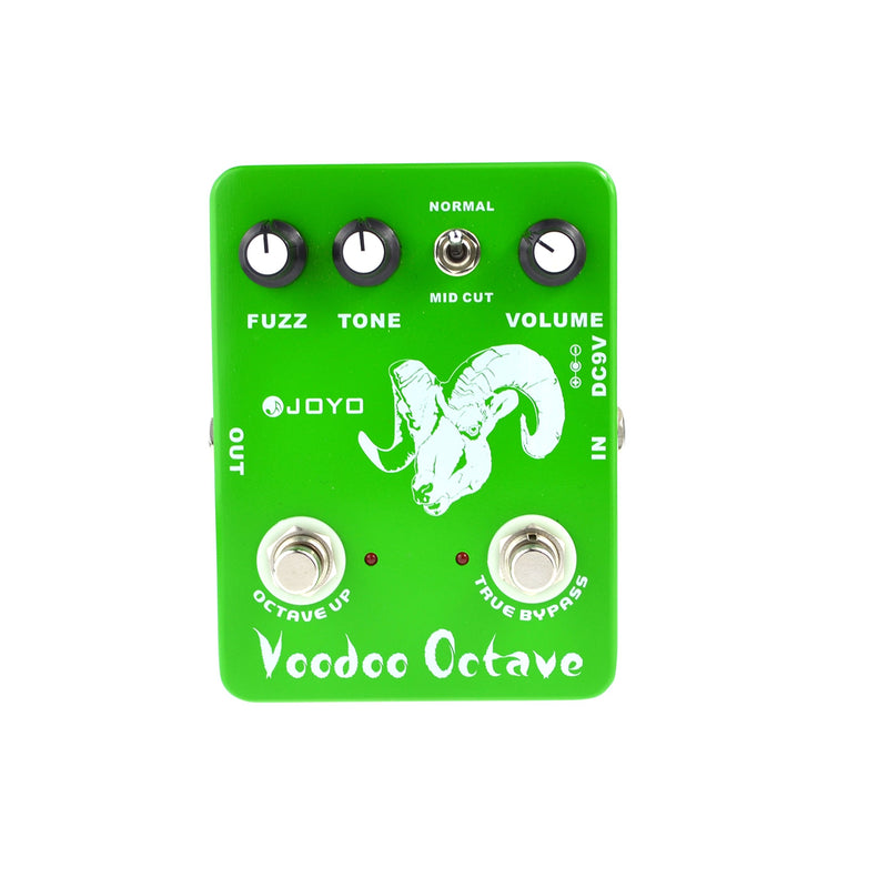 [AUSTRALIA] - JOYO JF-12 Voodoo Octave Fuzz & Octave Effect Pedal added"Mid-cut" Switch for Electric Guitar Germanium Fuzz 60's Rock Effect True Bypass 