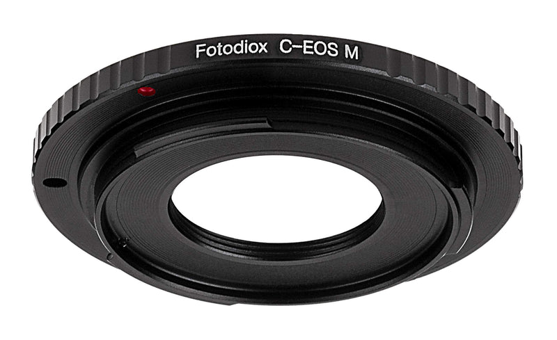 Fotodiox Lens Mount Adapter, for C-Mount Lens (Movie Lens, CCTV Lens trinocular Microscope phototubes) to Canon EOS M Mirrorless Cameras Standard