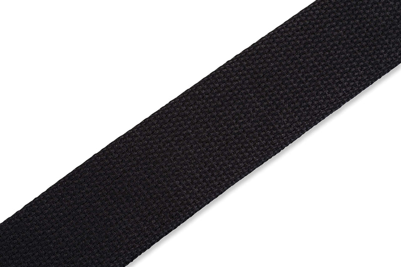 Levy's Leathers MSSC8-XL-BLK Signature Series Cotton XL Guitar Strap, Black