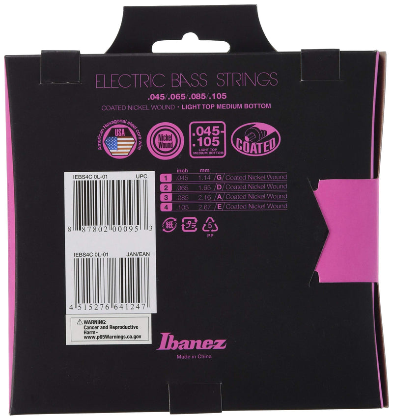 Ibanez IEBS5C 4-String Bass Guitar Strings - Light Top Medium Bottom